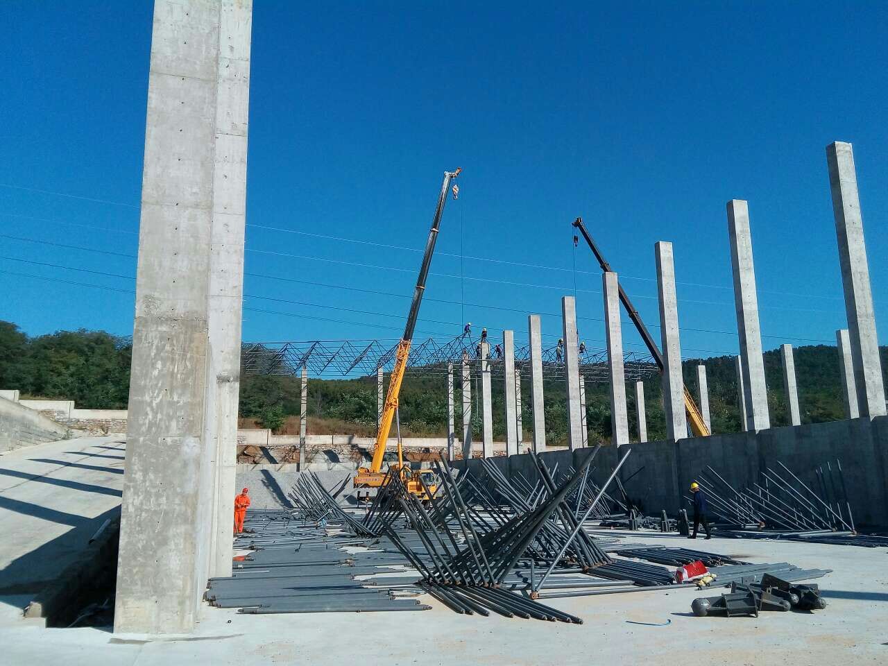 十堰搅拌站网架